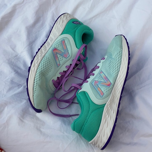 GUC Cute NewBalance Sz-7Y=Women-8.5 Tried On, Washed But Didn’t Wear, 8/10rated - Picture 8 of 16